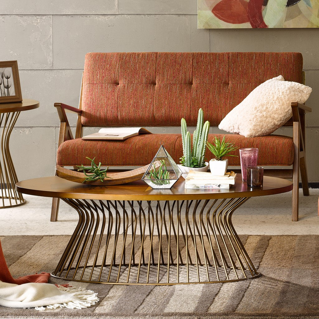 Ink+Ivy Mercer Coffee Table Bronze