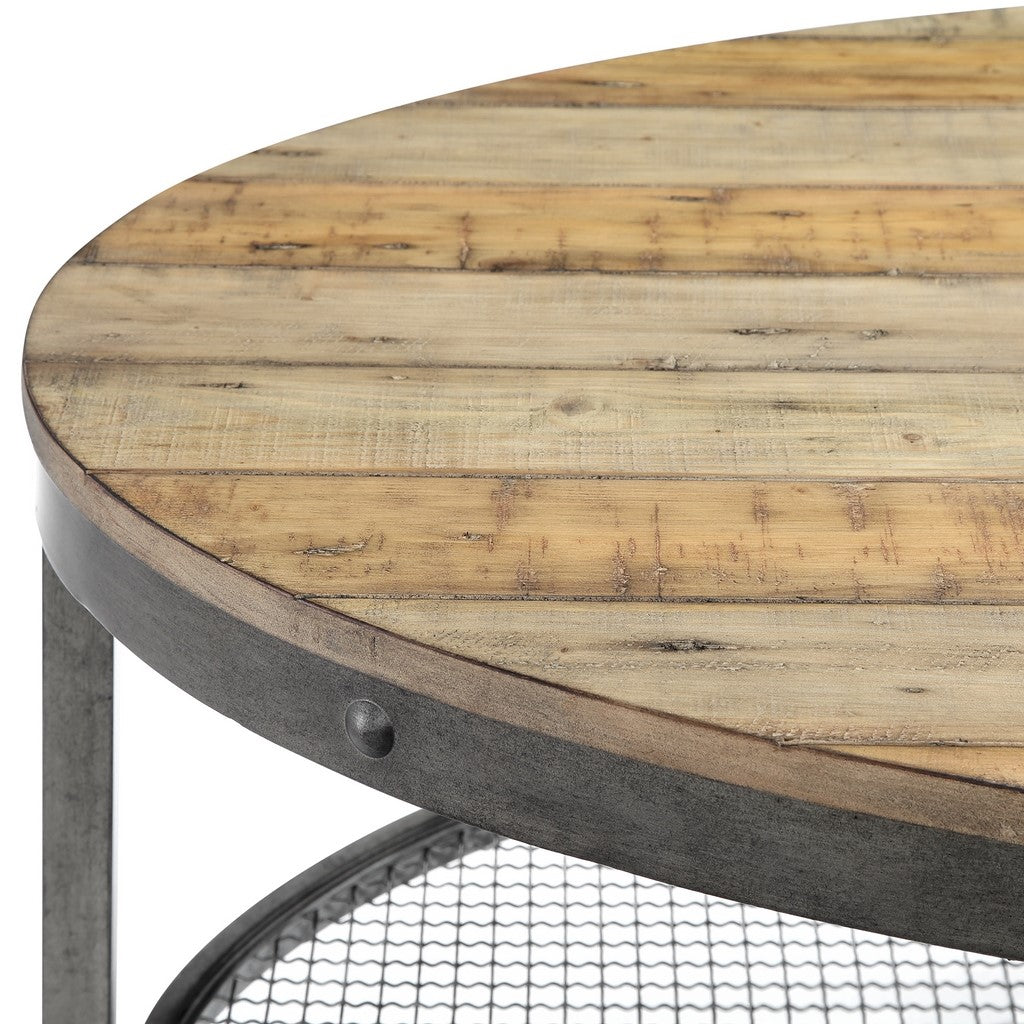 Ink+Ivy Sheridan Oval Coffee Table Natural