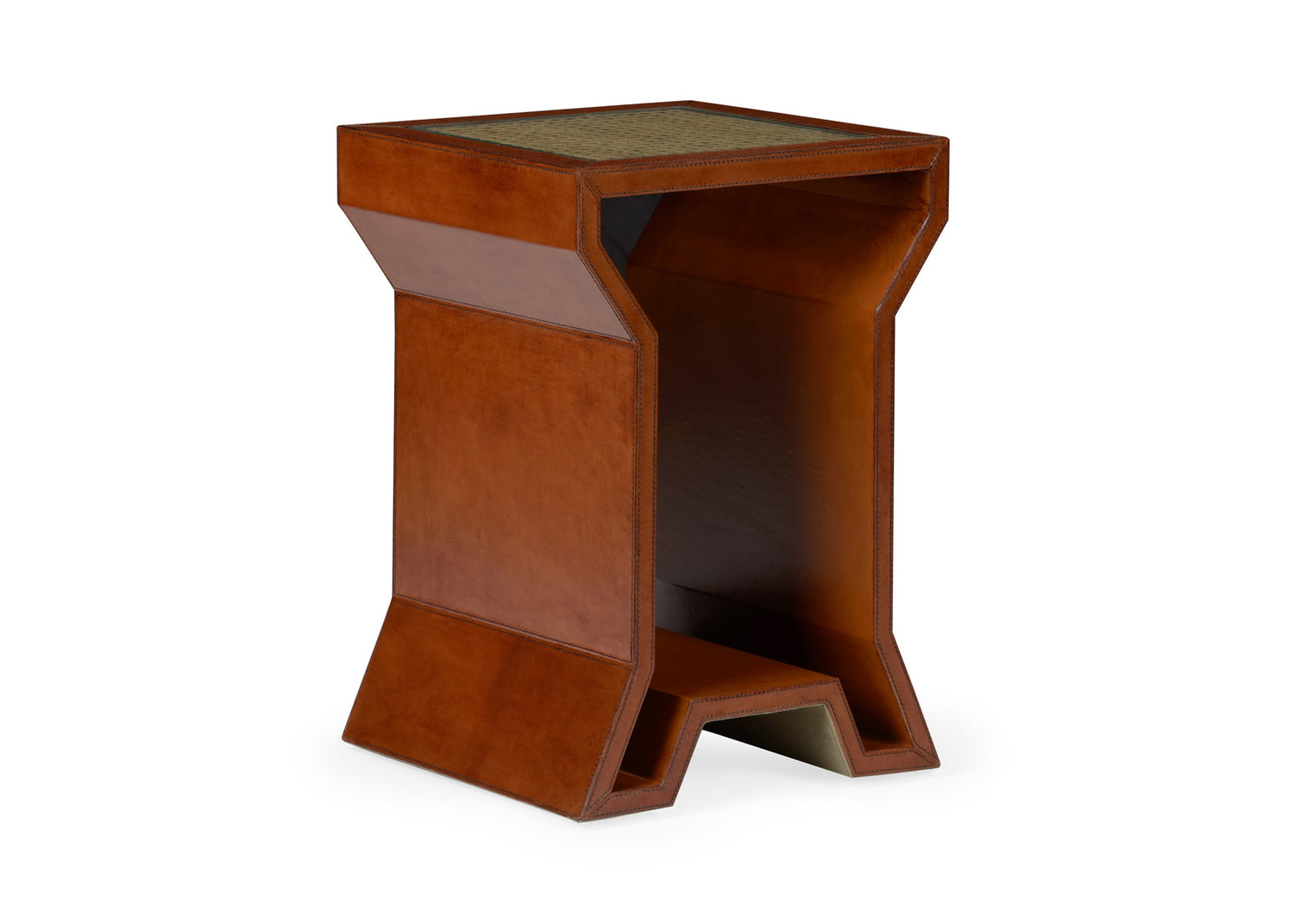 Leather Side Tables